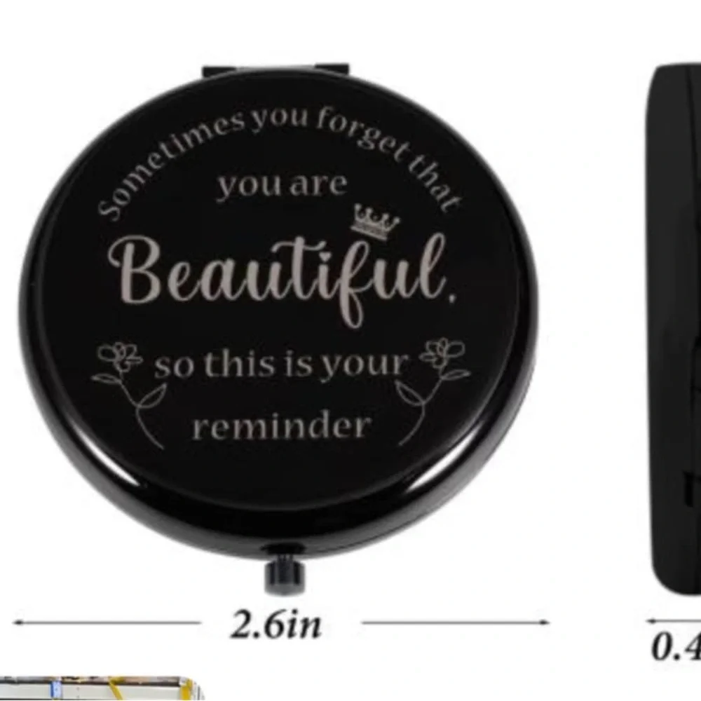 Mirror Compact makeup bag accessory beauty